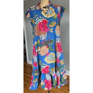 Mod’s Mahal Floral Lightweight Dress w/Pockets, S